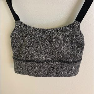 Lululemon bra: Black and white spotted
